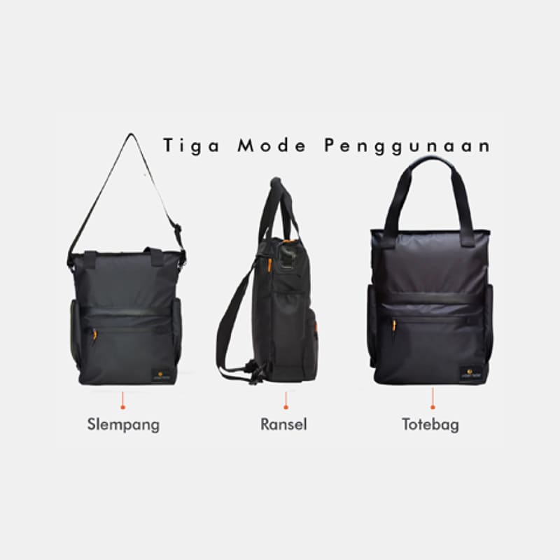 Tiga Mode Penggunaan Tas Ransel Seminar Urban Factor