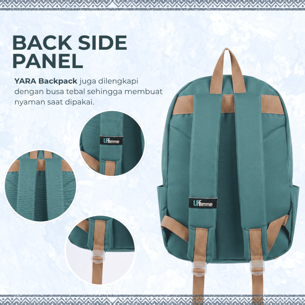 Tas Ransel Wanita Tas Sekolah Tas Laptop Backpack Tas Kuliah Kerja Wanita Mion Uffemme