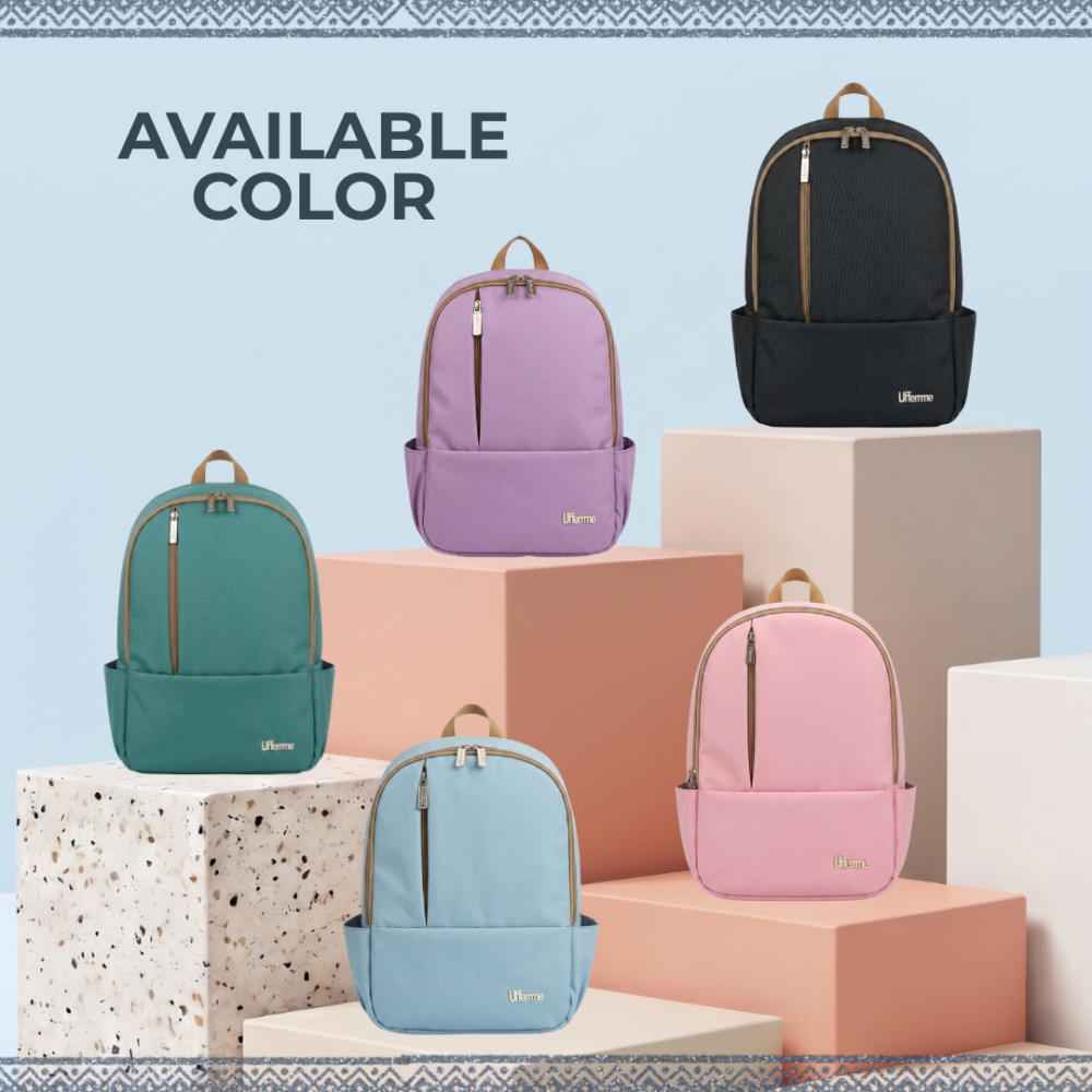 Tas Ransel Wanita Tas Sekolah Tas Laptop Backpack Tas Kuliah Kerja Wanita Mion Uffemme
