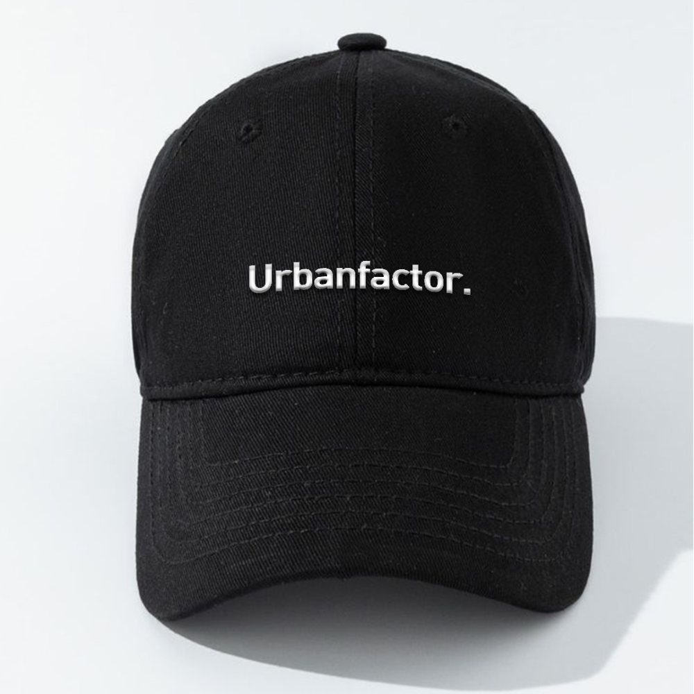 Topi Snapback Pria Unisex Urban Factor - Black