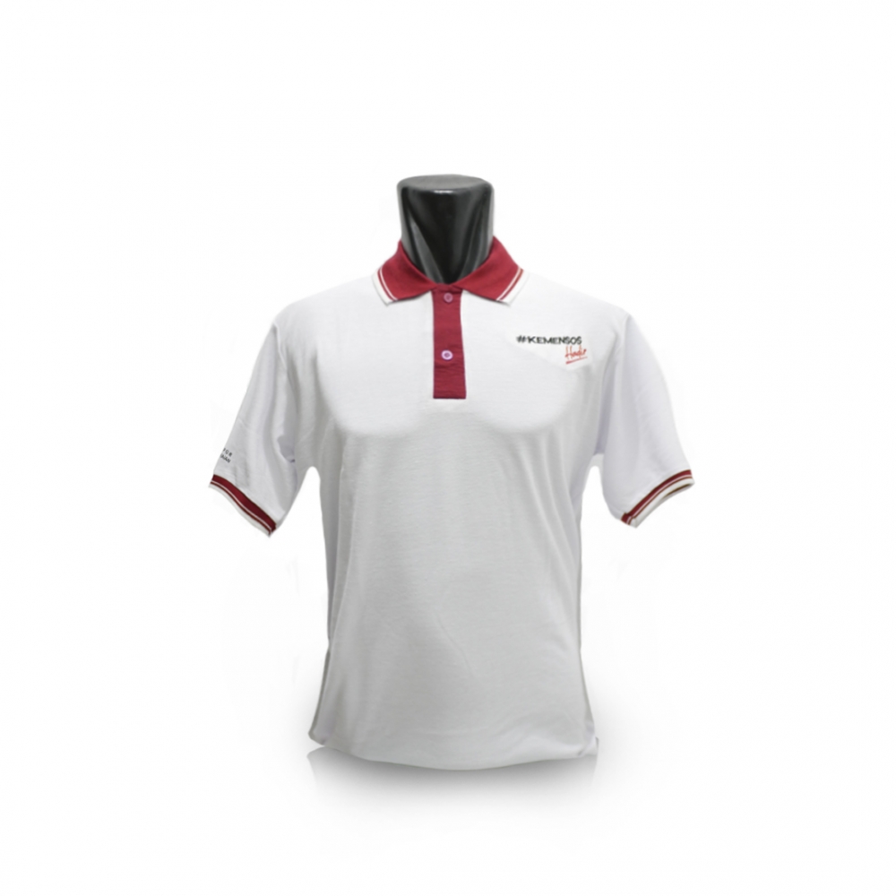 Kaos Polo Putih 