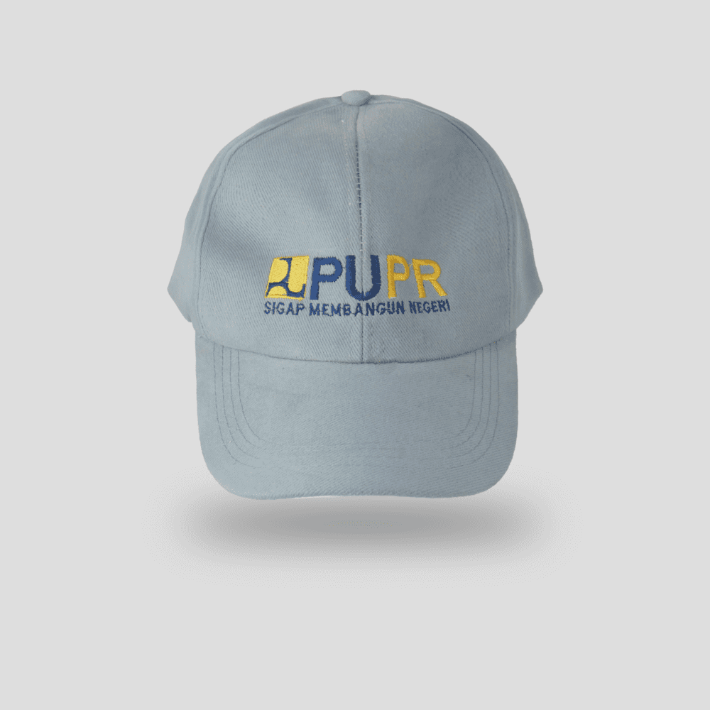 Topi Kanvas Abu-abu PUPR