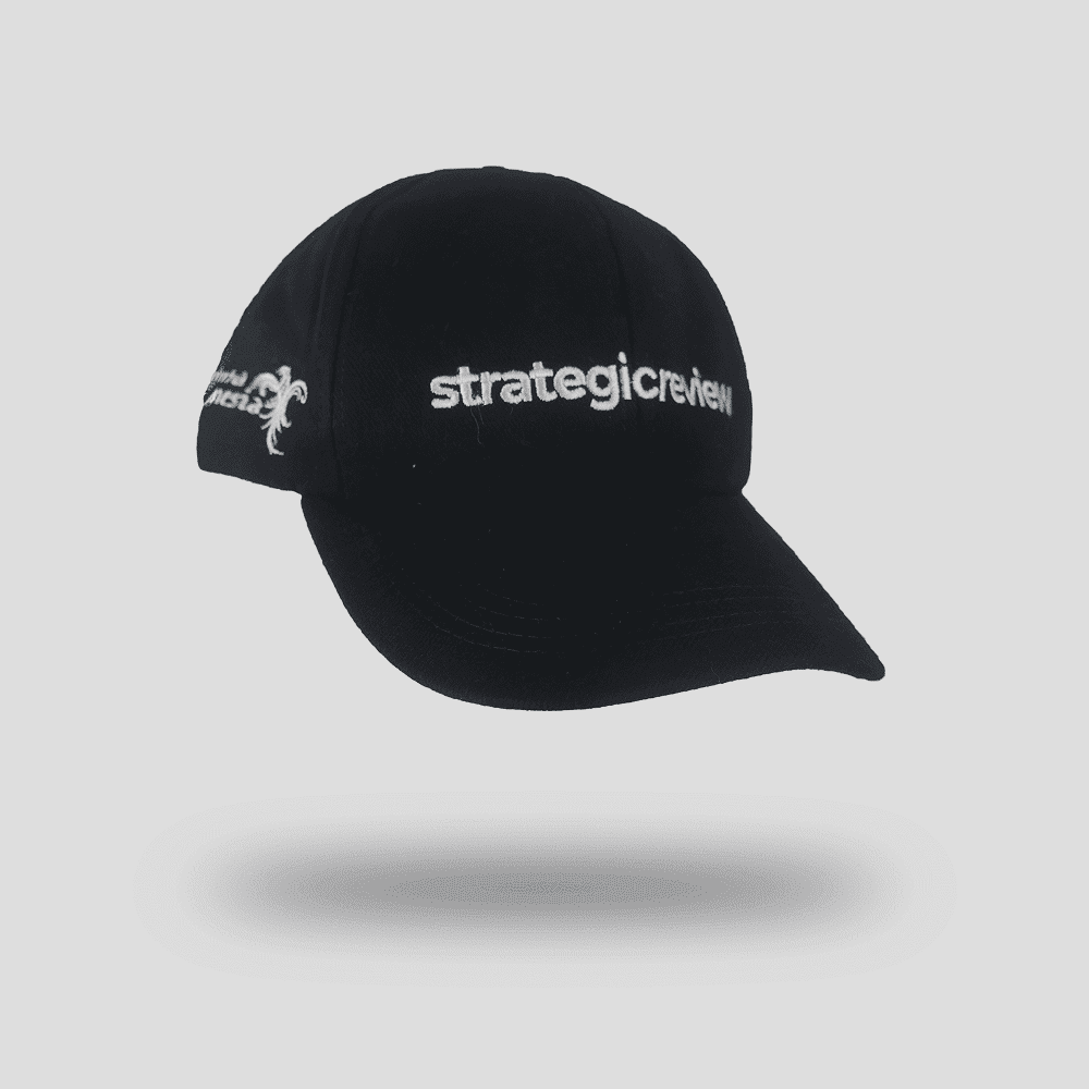 Topi Kanvas Hitam Strategic Review